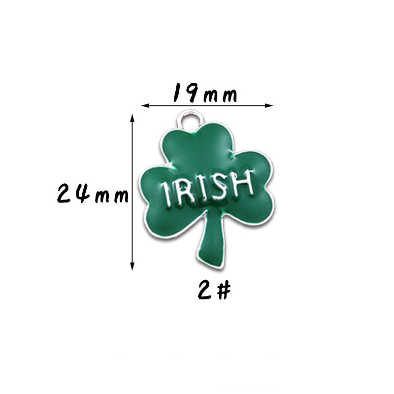 Accesorios De Llavero De Aleación De Trébol De San Patricio Al Por Mayor